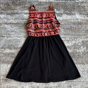 Neon sequin tribal women’s dress